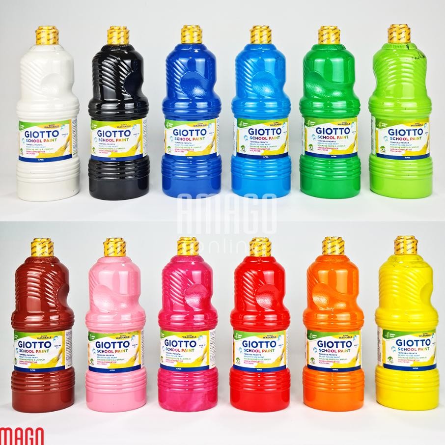 

Giotto School Paint 1 Ml Cat Air Cat Poster Lukis Sekolah 1 Liter Pilih Warna