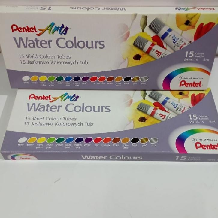 

Cat Air Pentel Arts Water Color Wfrs 15 Warna 5Ml Pcs