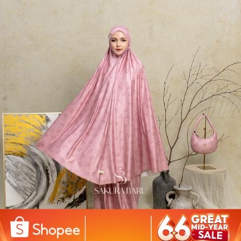 Sakura Baru - Mukena Naisya Motif Pita Laser Cut Premium AST