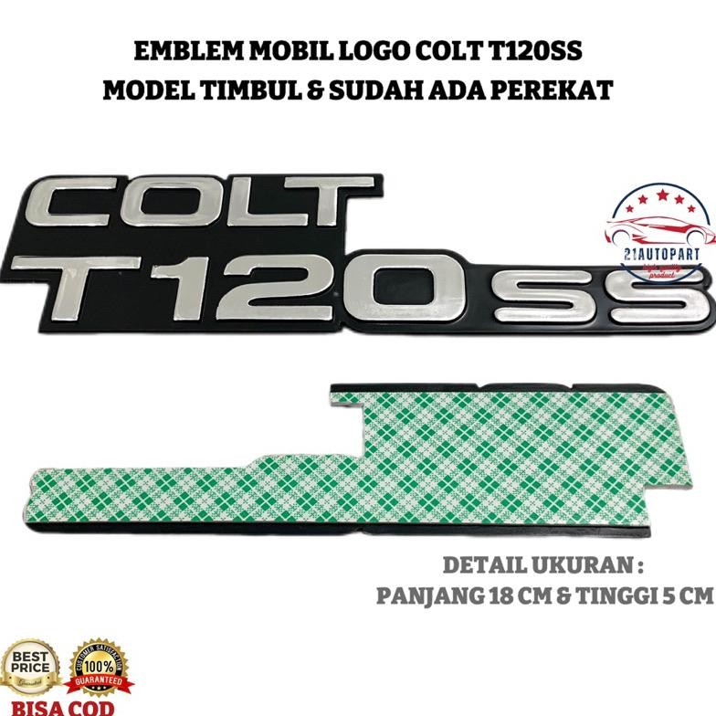 ASLI EMBLEM LOGO COLT T120SS CHROME EMBLEM MOBIL MITSUBISHI