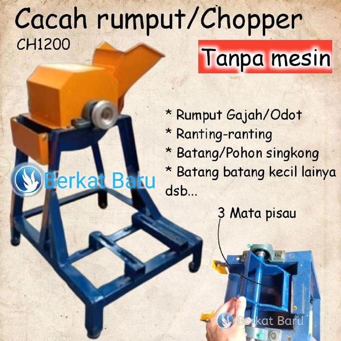 Mesin Cacah Rumput Gajah/Odot/Mesin Chopper/Mesin Penghancur serbaguna