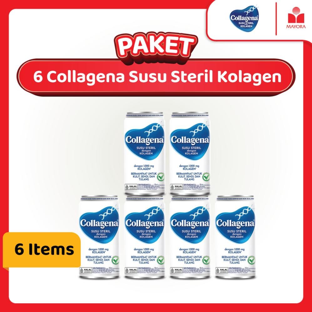 

Paket 6 Collagena Susu Steril Kolagen Kulit Sehat Kenyal