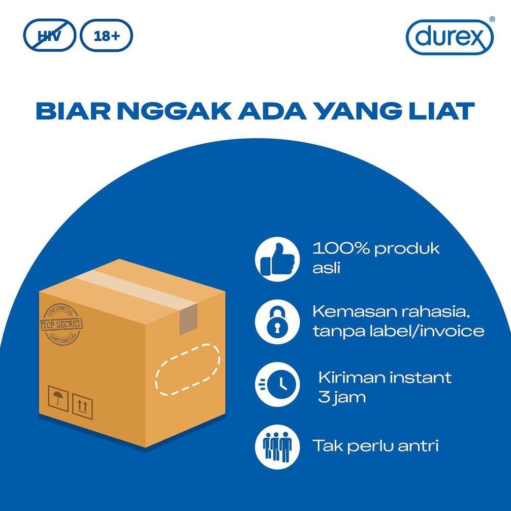 DUREX - Kondom Tipis Isi 12 | Kondom Durex Halus Lembut SV9