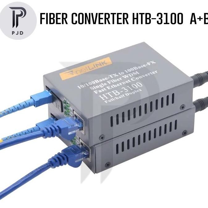 Netlink HTB-3100 Media Converter Fiber Optik Fiber Optic HTB3100