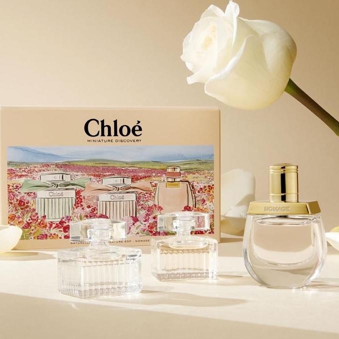 Chloe Miniature Discovery Gift Set : Signature Eau De Parfum + Naturelle Eau De Parfum + Nomade Eau 