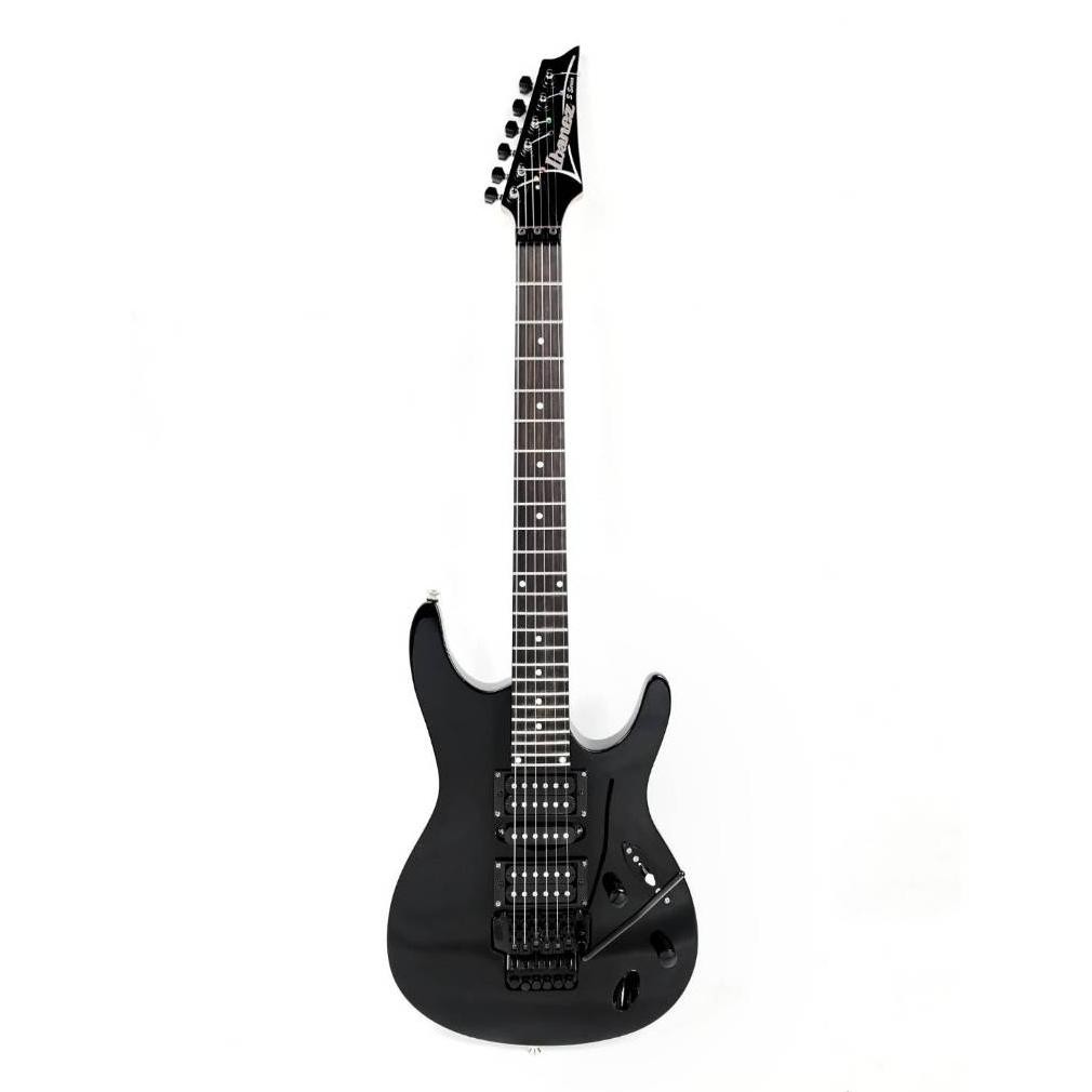 baru gitar elektrik ibanez s series hitam original + bonus tas & kabel jack