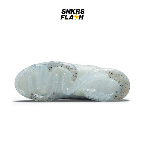 NIKE Vapormax 2021 Fk Wolf Grey White Volt Sepatu Sneakers Pria - DH4085001 - Size 42.5