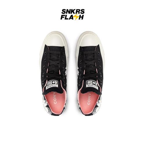 CONVERSE Ct As Black Egret Black Sepatu Sneakers Wanita - A00839C - Size 35