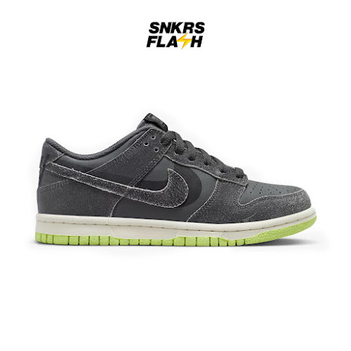NIKE Dunk Low Se Iron Grey Phantom Green Sepatu Sneakers Wanita - DQ6215001 - Size 38.5