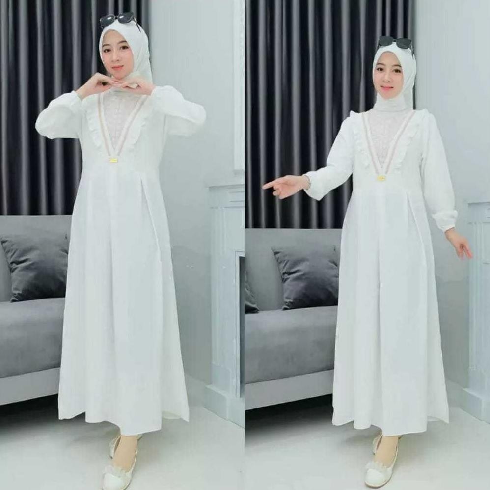 (COD) GAMIS BURKAT SELLA TERBARU Model lebaran 2025 dewasa gamis burkat hits viral cod nyaman adem  