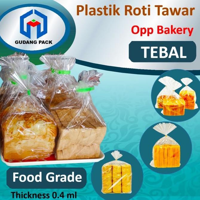 

plastik roti tawar / plastik opp food grade untuk makanan dan souvenir