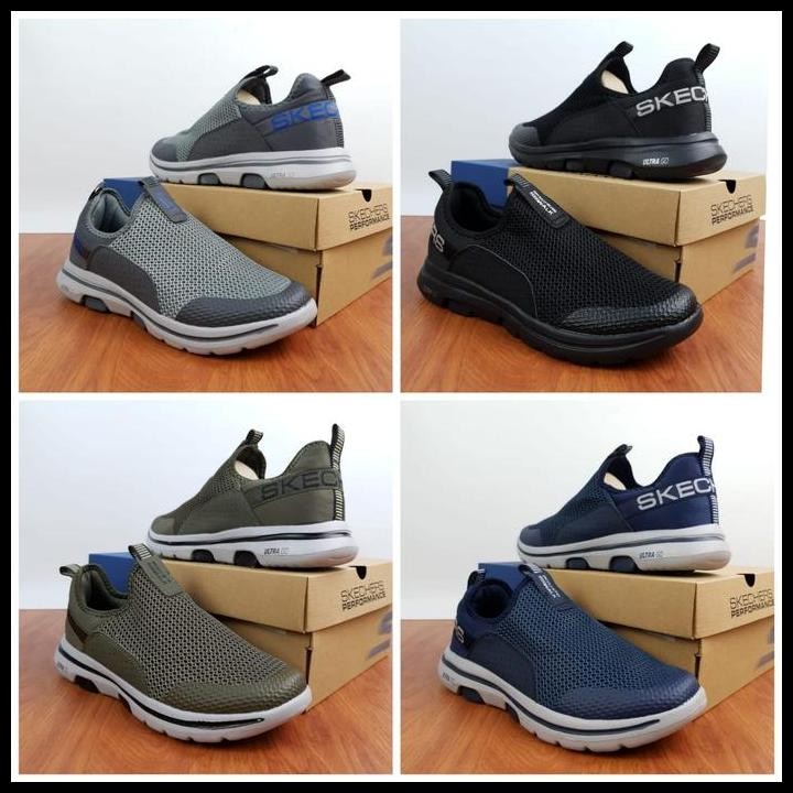Terlaris Skechers Go Walk 5 Downdraft Sepatu Slip On Pria Good Quality