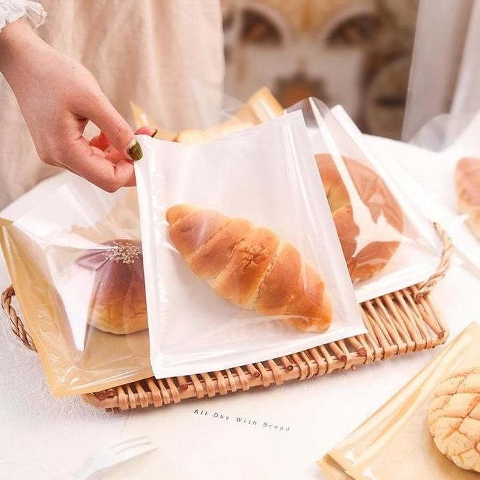 

Kantong Roti Kertas Minyak Donat Paper Bread Bag Plastik Roti 100 pcs
