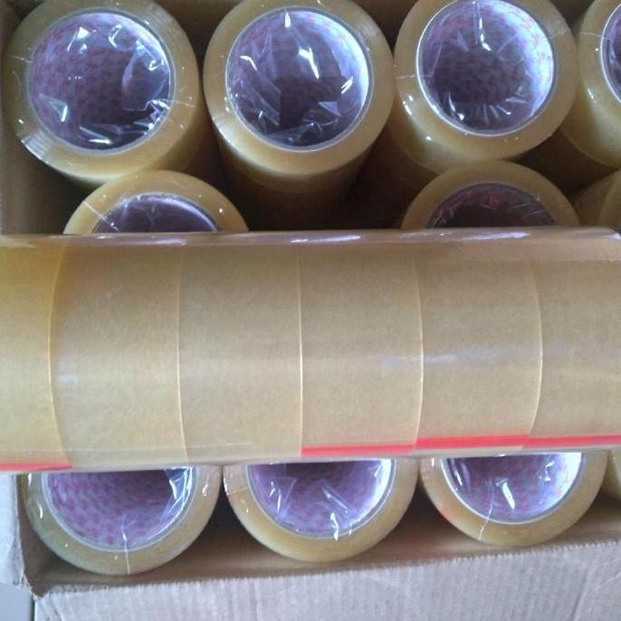 

Lakban Bening Coklat Merk Bodhi Tape / 1 Slop Isi 6 Roll (6Pch) Co