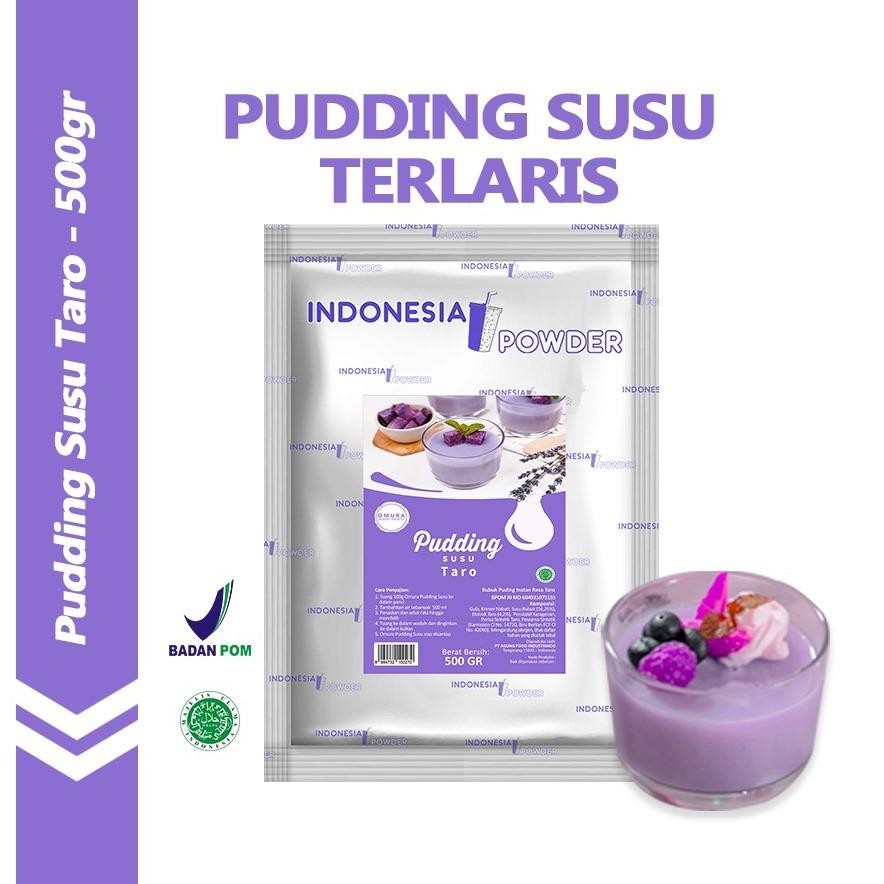 

[PUDDING] Pudding Susu Mix Gula Rasa Taro 500 Gr Puding Sutra Dessert Instant Omura Powder