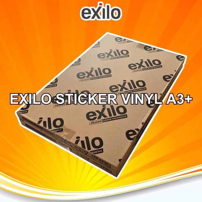 

Exilo Sticker Vinyl Laser A3+ White Gloss/Matte/Traparan Stiker Digital Print Anti Air - PACK