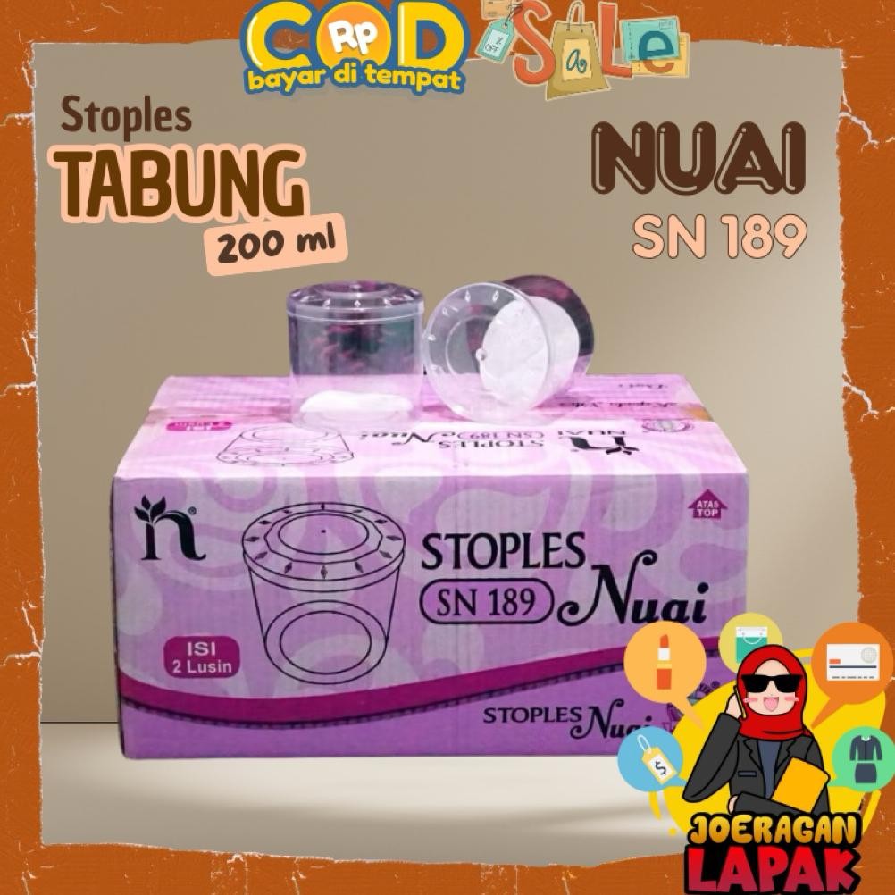 Joeraganlapak Toples Nuai Sn.189 Isi 2 Lusin Baru