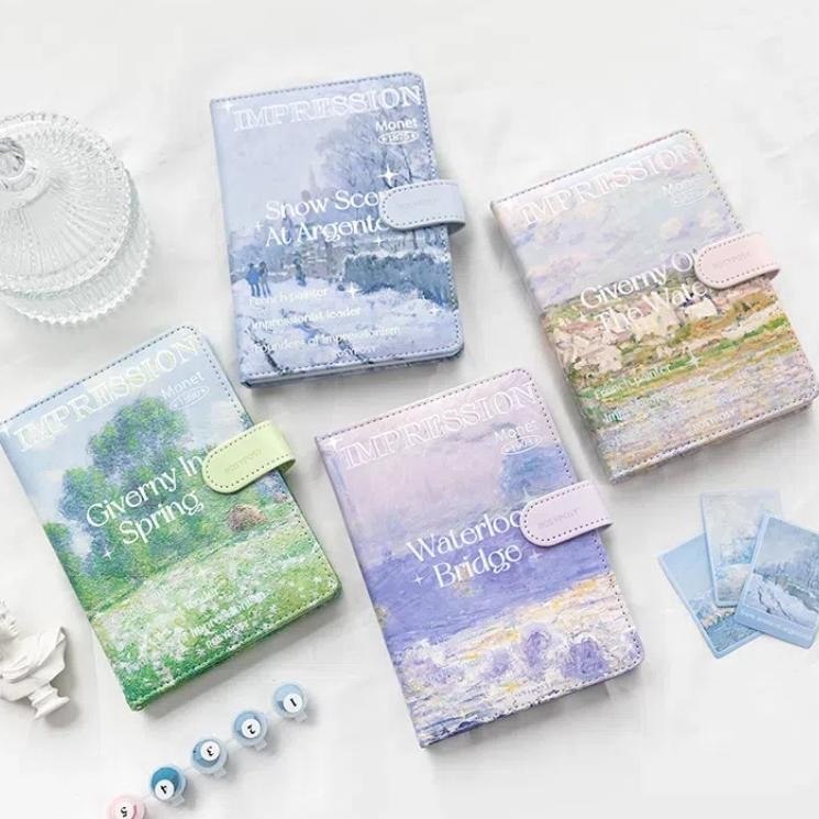 

LOOOOPY Buku Catatan Unik Penutup / Notebook / Full Color Buku Diary Rosyposy Nature Pemandangan Korea Vintage Lucu / Notebook Gesper Magnetik