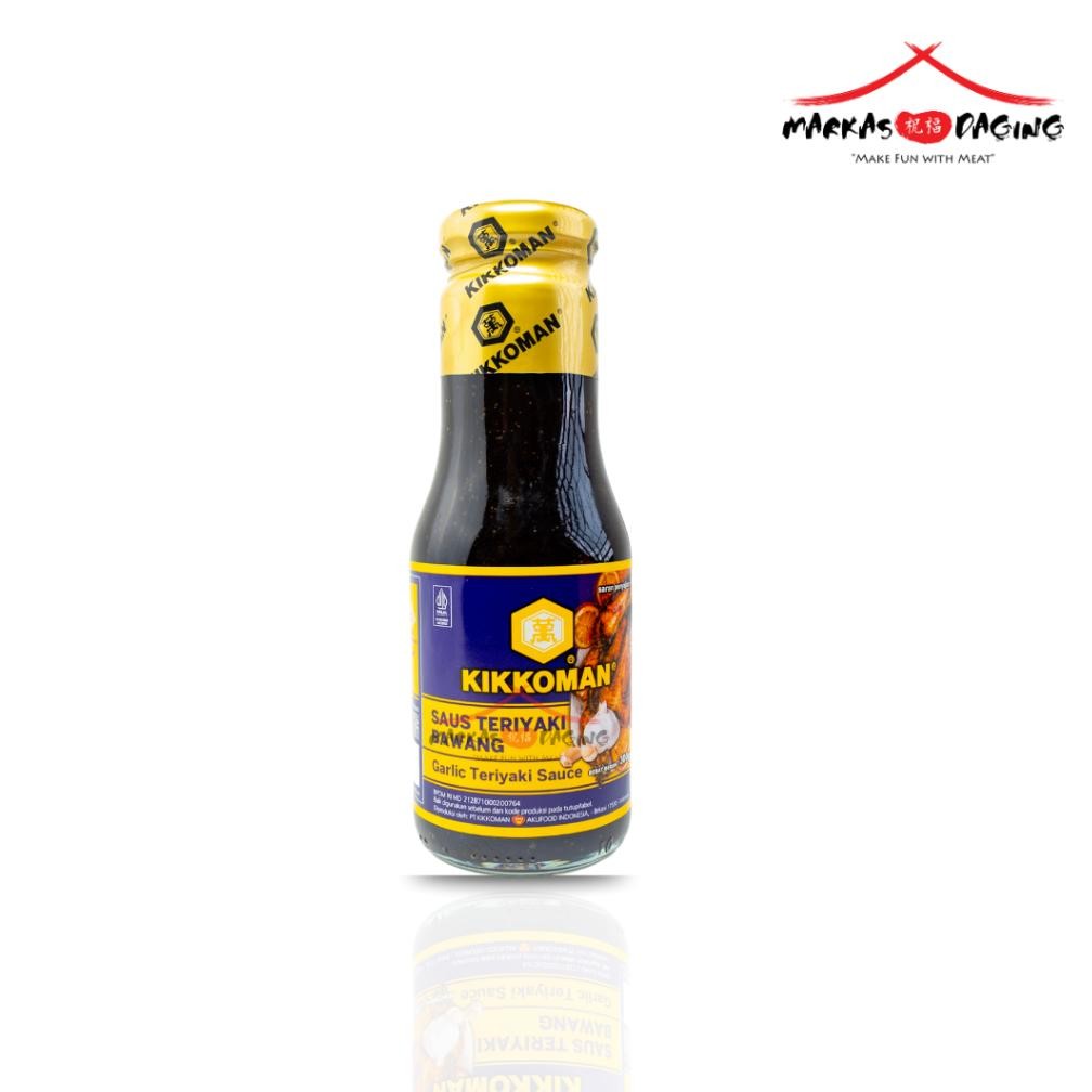 

KIKKOMAN TERIYAKI BAWANG Kikkoman Garlic Teriyaki Sauce - Markasdaging RB10