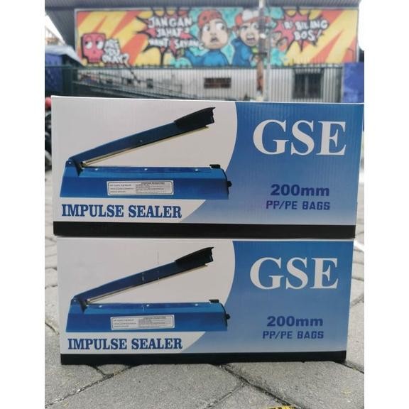 Sealer Listrik Impulse Gse 200 Mm Ready