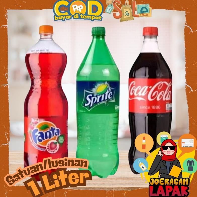

Minuman Fanta Coca Cola Sprite 1 Liter Satuan Lusinan 1 Slop 1 Krat- Minum Bersoda Berkarbonasi 12 Pcs Lebaran Idul Fitri Hampers Gift Parcel Stock