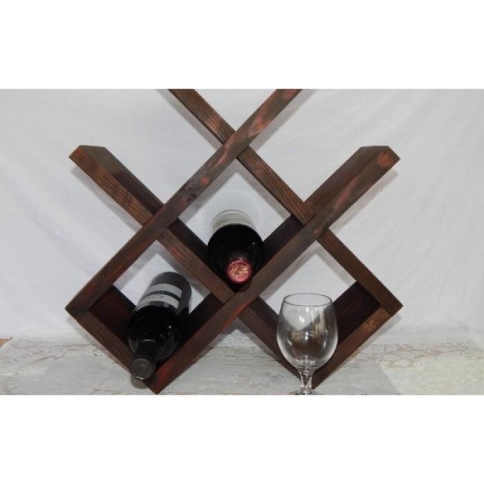Raniee - Rak Wine Kayu, Rak Minuman Meja Bar Atau Cafe, Rak Anggur Original Dan Terpercaya