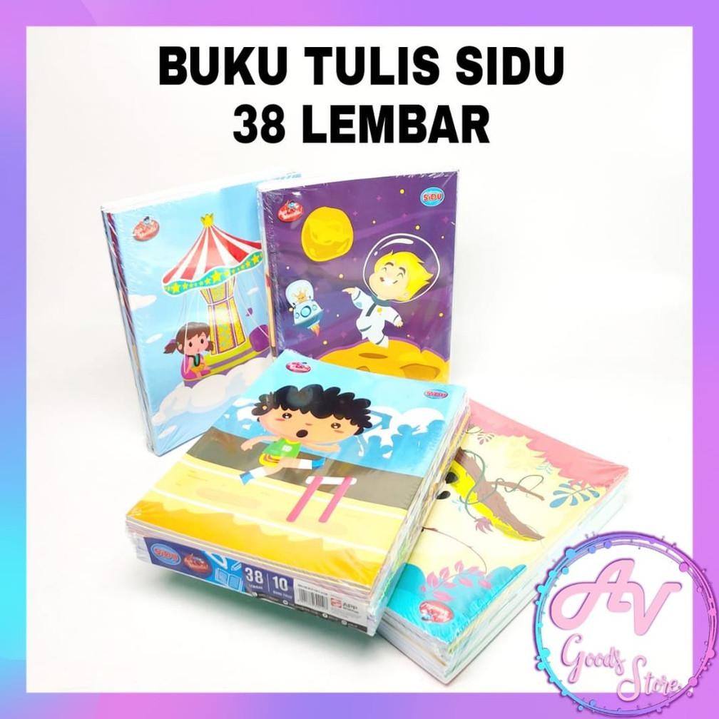 

buku tulis / buku tulis SIDU 38lembar isi 10pcs / 1pak buku tulis SIDU 38lembar