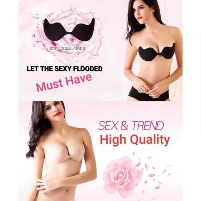 Bra silikon Tanpa Tali Orisinil Pembentuk payudara besar Sexy bra BPS