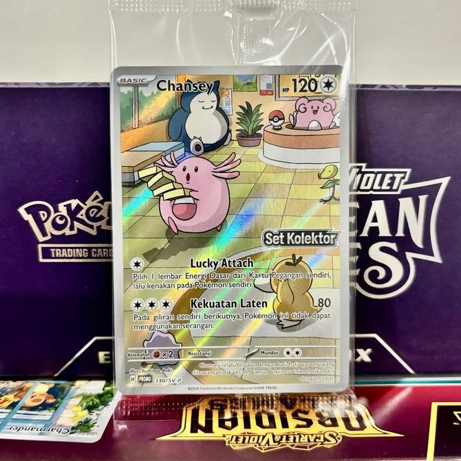 Chansey Promo Set Kolektor Topeng Transfigurasi