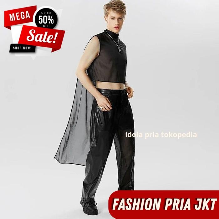 KAOS TRANSPARANT PRIA VARIASI SAYAP BELAKANG / KAOS TRANSPARANT PRIA VARIASI SAYAP BELAKANG HIGHT QU