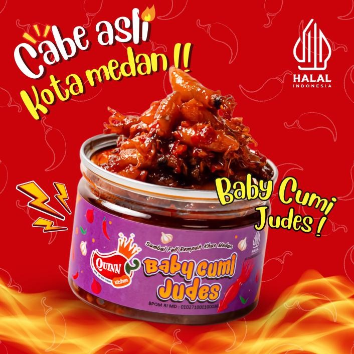 

Quinn of Spicy Baby Cumi JudeS 150g - Sambal Pedas by Kitchen Medan