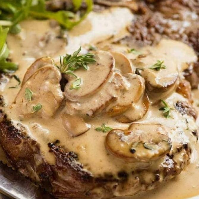 

Mushroom Sauce Steak Saus Little Maria 500gr Healthy Wagyu RB10