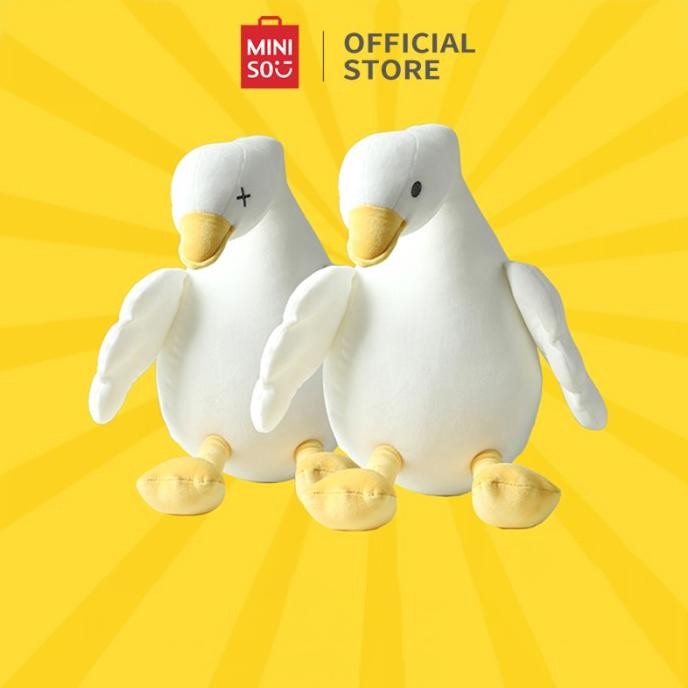 MINISO Mainan Boneka Mewah Angsa Boneka Mewah Angsa Putih Lucu