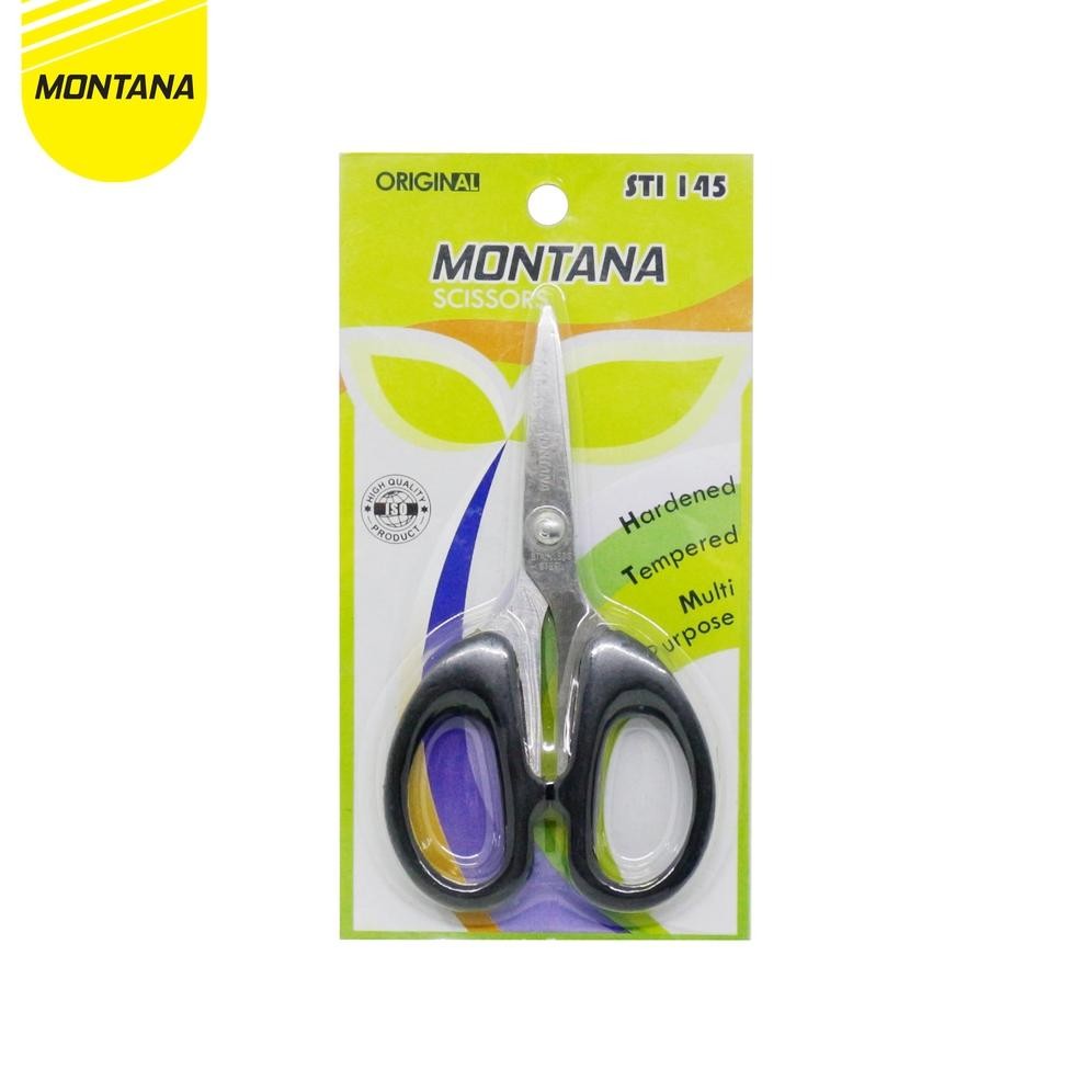 

MONTANA SCISSORS GUNTING STAINLESS STEEL 11.5 CM MULTIPURPOSE KUAT TAJAM ANTI KARAT STI-145/RETAIL