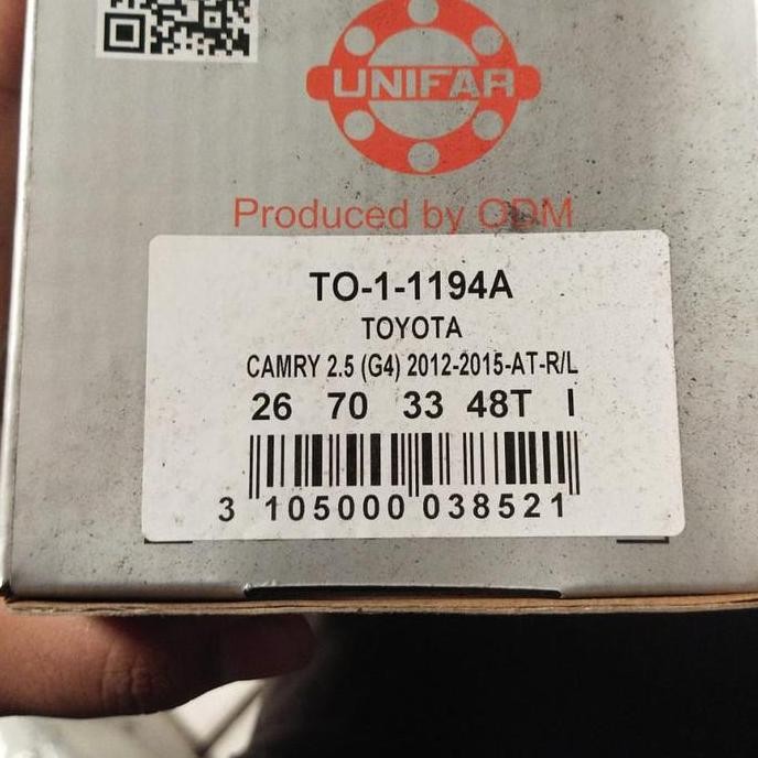 . As roda/CV Joint bagian luar Camry New ASV50 2500cc 2013 ke atas