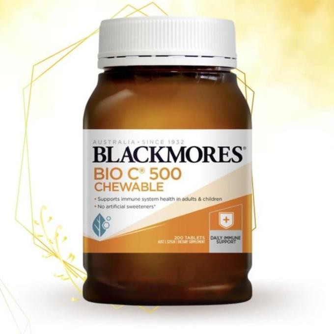 Blackmores Bio C Chewable 500 Mg 200 Tabs Vitamin C Vit C Original Produk