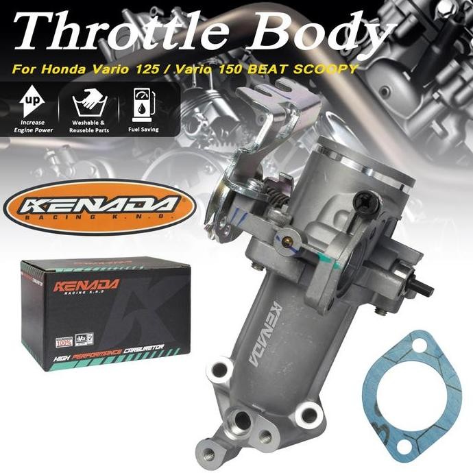 KENADA Throttle Body Vario 125 / Vario 150 26mm 28mm 30mm 32mm Racing