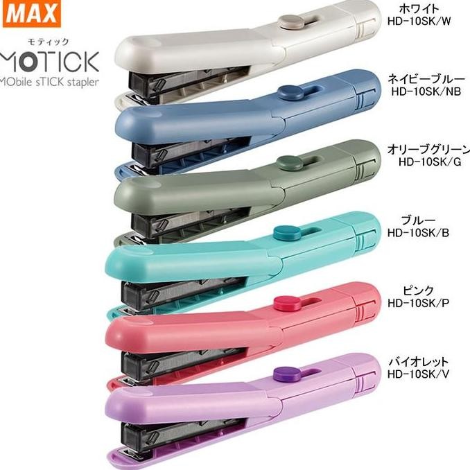 

Max Motick Mobile Stick Stapler Portable Staples Foldable Slim Steples