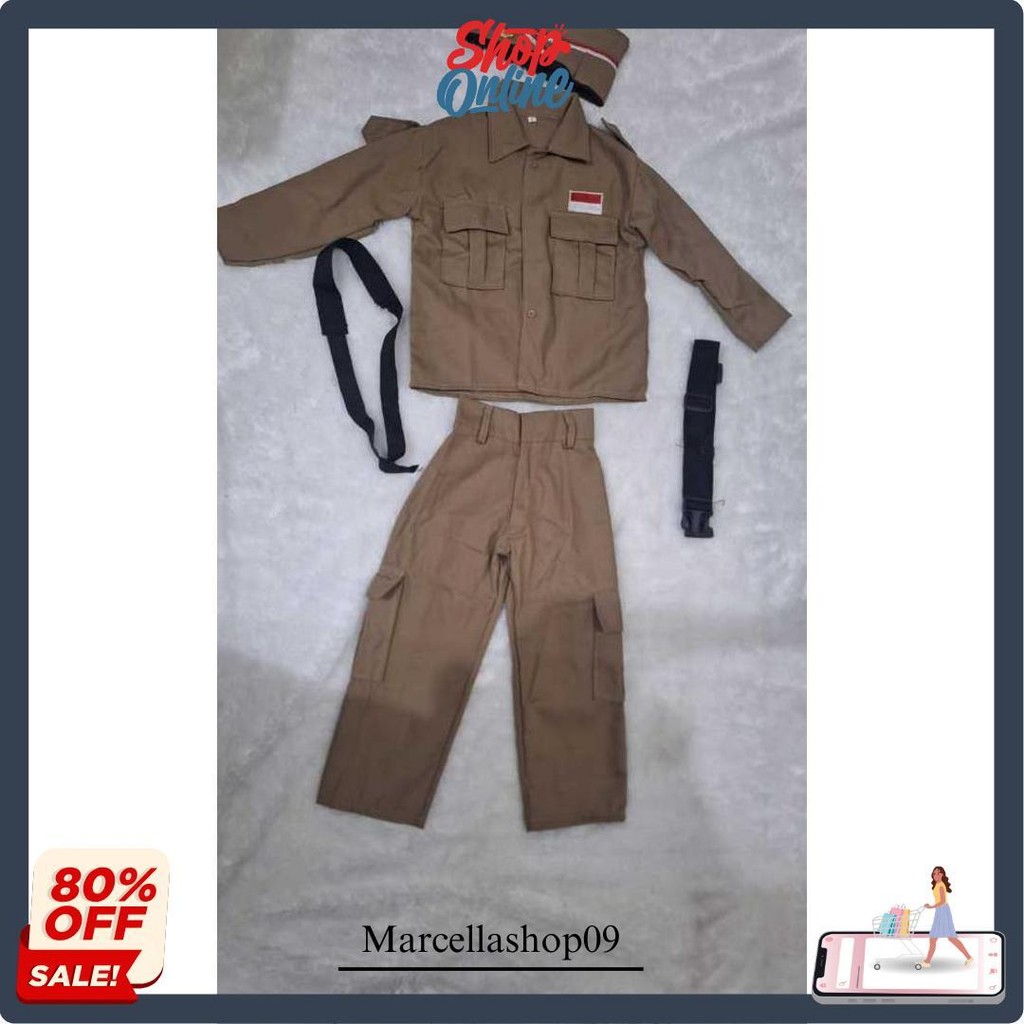 Seragam Pahlawan Kostum Baju Profesi Anak Baju Kostum Anak Pejuang Kemerdekaan Anak Seragam Profesi 