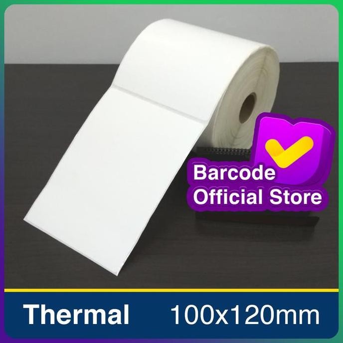 

Label Bare 100 x 120 Kertas Sticker Thermal 100x120 mm 500pcs