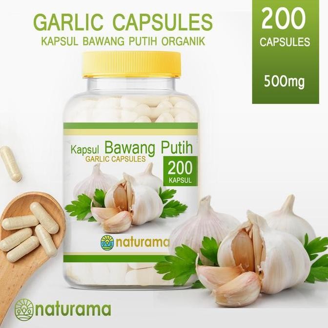 

TERLARIS - Garlic 200 Capsules Naturama Kapsul Bawang Putih