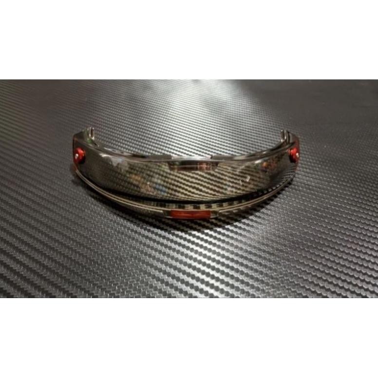 Cuci Gudang  Mount Pad Arai Spoiler Depan Arai  Rx7X /Rr5 /Astro /Quantum J Clear Smoke