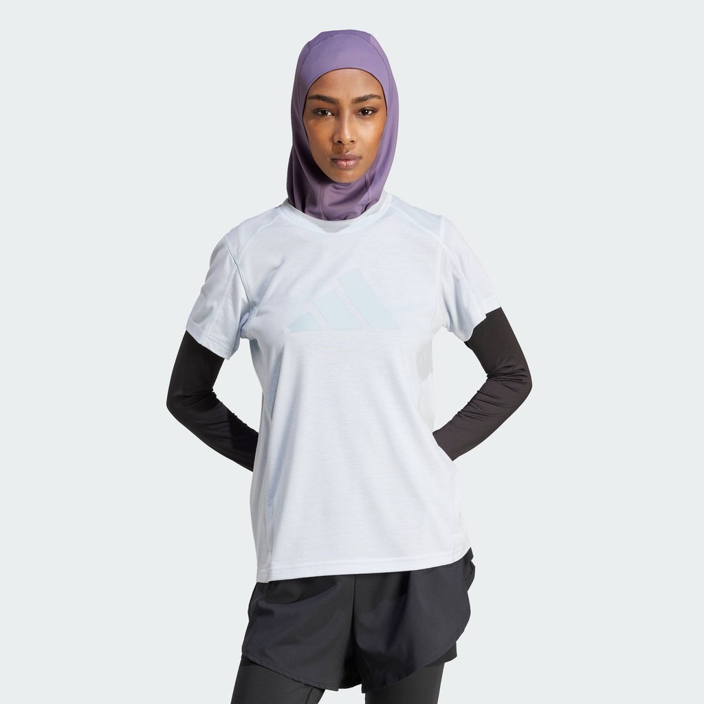 adidas Gym & Training Train Essentials Big Performance Logo Training Tee Women Blue IT0548