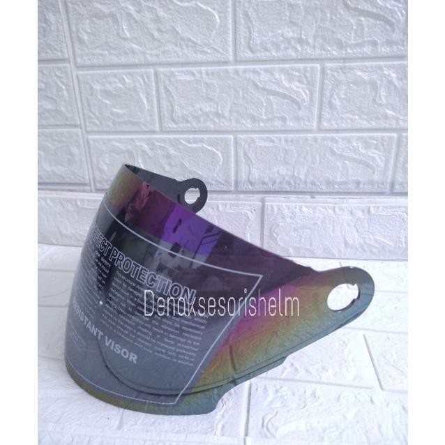 Termurah  Kaca Helm Kyt Scorpion King Ink T1 Venom Rr  Bmc 550 / Kaca Helm Half Face Warna Putih Pel