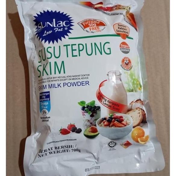 

Sunlac Susu Tepung Skim Malaysia 700Gr