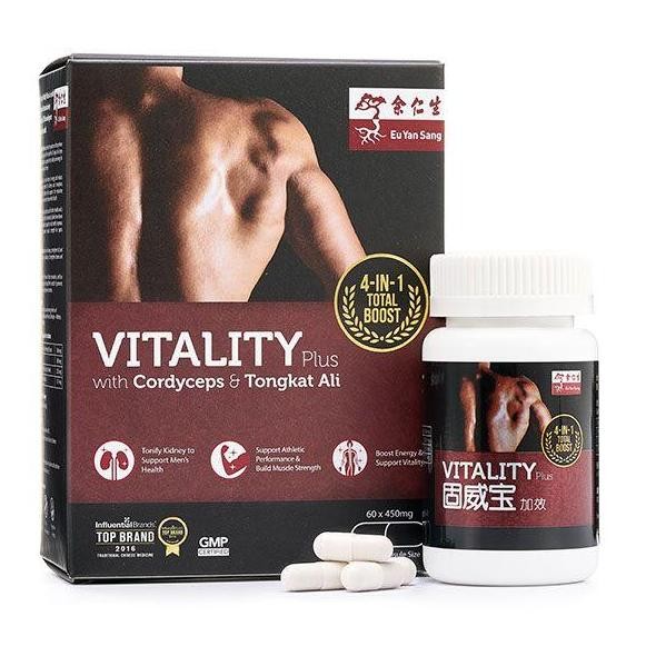 BEBAS ONGKIR - Eu Yan Sang - Vitality Plus with Cordyceps and Tongkat Ali