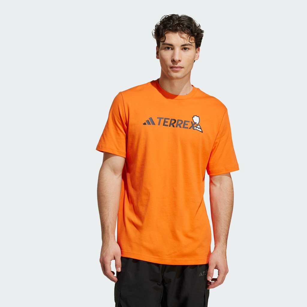 adidas Hiking Terrex Graphic Tee Men Orange JI9166