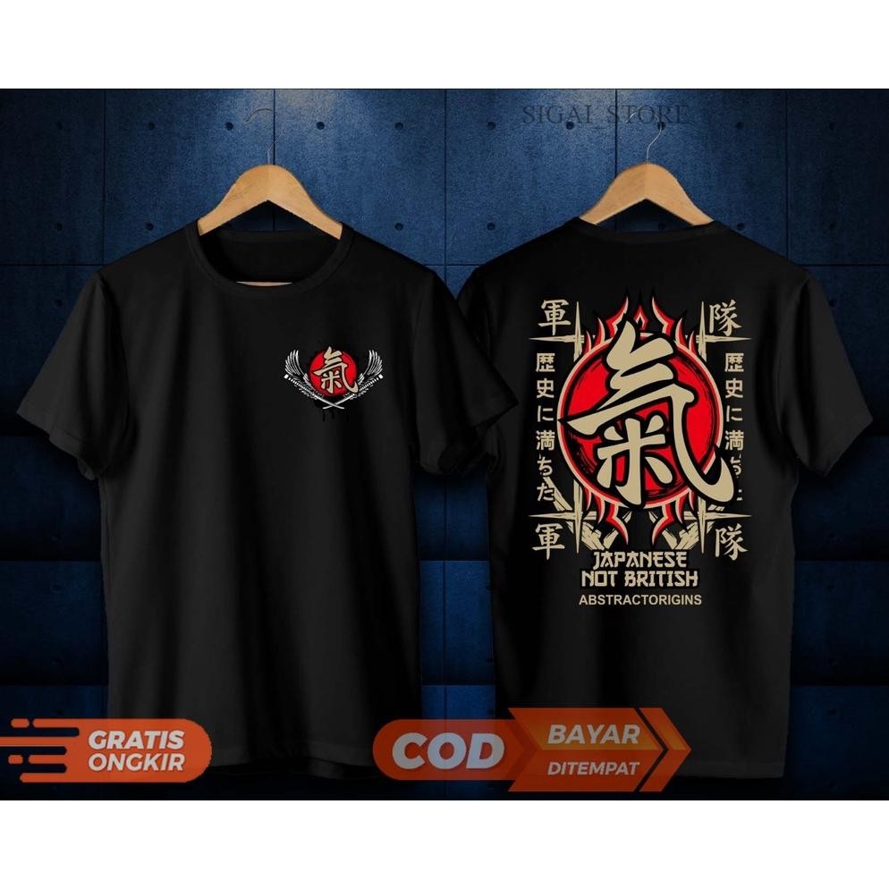 Promo Kaos Japanese Kaos Guntai Samurai Baju Distro Pria Kaos Pria Keren Kaos Cowo Kaos Unisex Kaos 