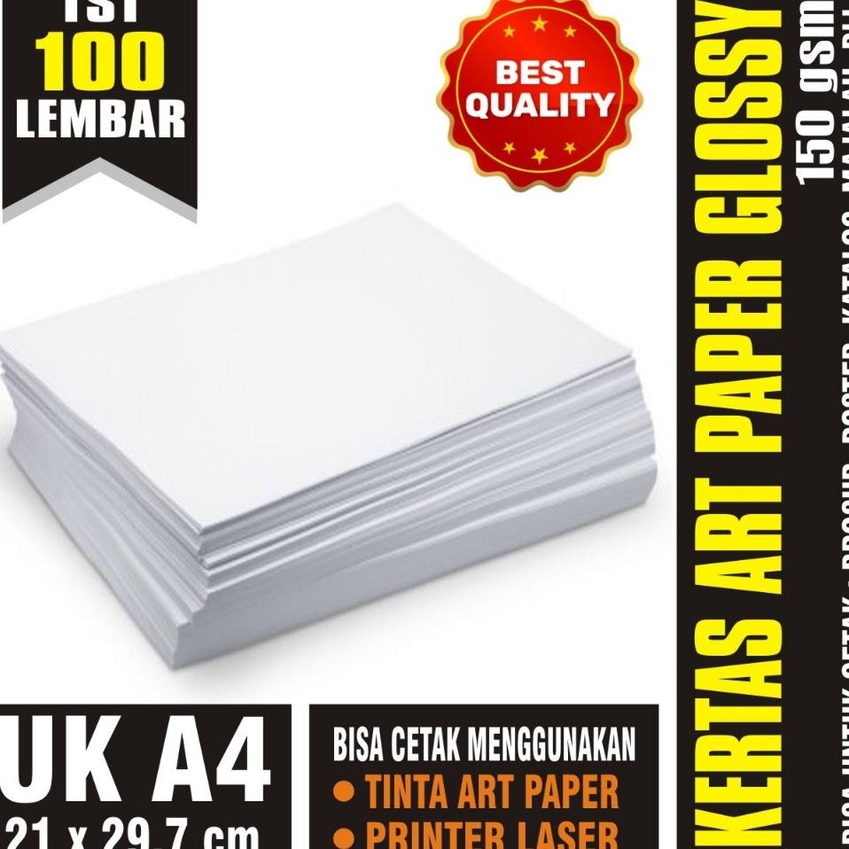 

Art R 150 Gsm A4 Isi 100 Lembar Kertas Glossy 150 Gram