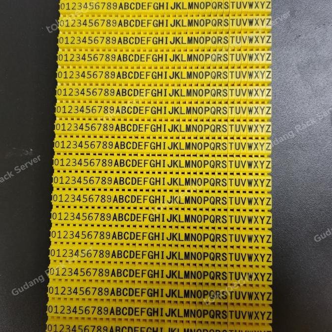 

TERMURAH - label maker cable cat6A indoor and outdoor labeling